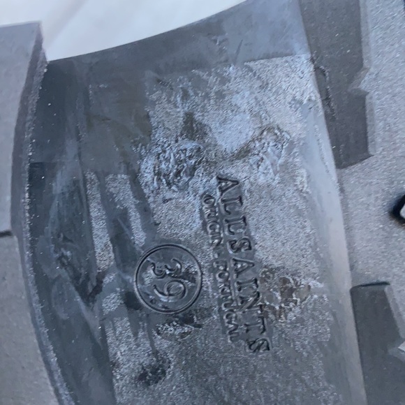 All Saints Black Combat Boots - Picture 12 of 12